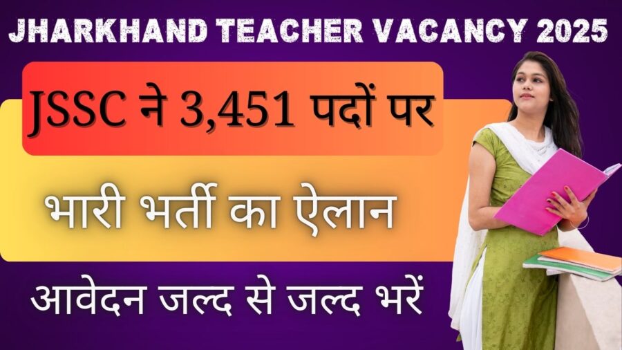 Jharkhand Teacher Vacancy 2025