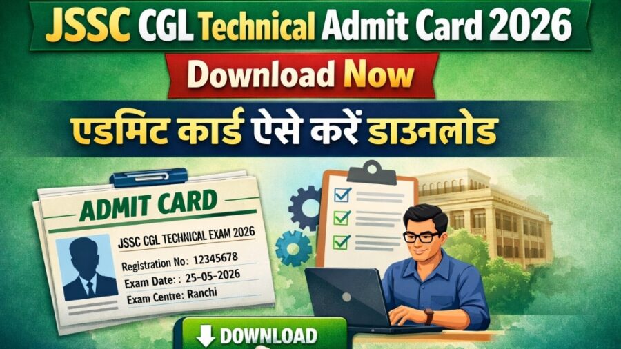 JSSC CGL Technical Admit Card 2026 Out