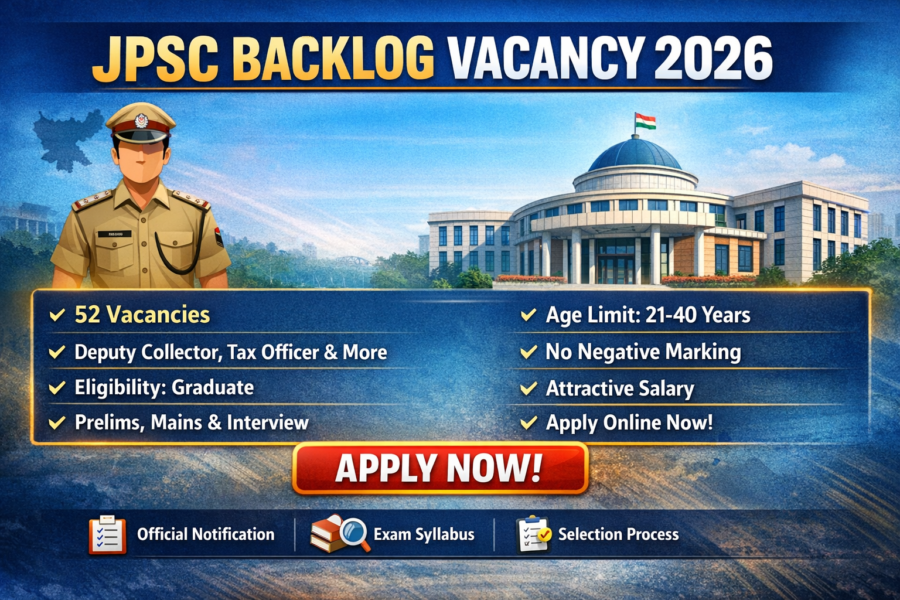 JPSC Backlog Vacancy 2026