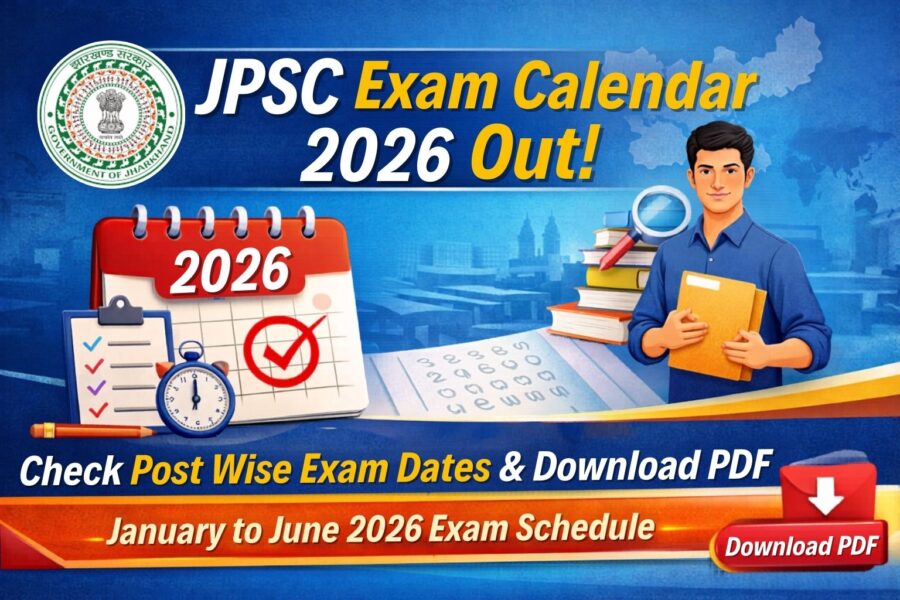 JPSC Exam Calendar 2026